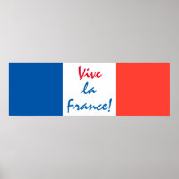 Vive La France French Flag Customizable