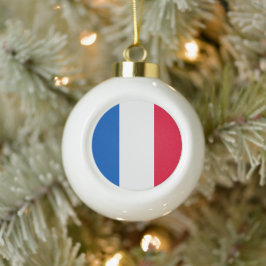Vive la France - Keramische Bal Ornament