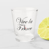 Vive la France - Long Live France Shot Glas (Voorkant)
