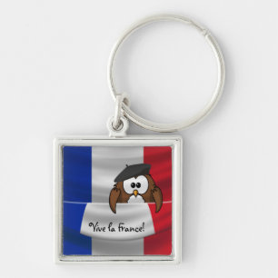 Vive la France owl Sleutelhanger