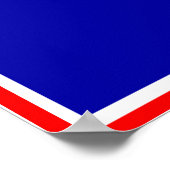 Vive La France Poster, Frans restaurant, sport Poster (Hoek)