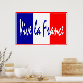 Vive La France Poster, Frans restaurant, sport Poster (Keuken)