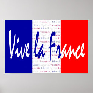 Vive La France Poster, French Food, Wine, Sport Poster