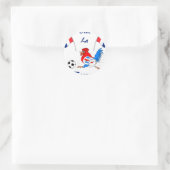 Vive La France Ronde Sticker (Tas)