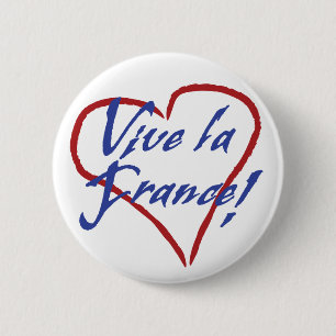 Vive la France Standard Round Button