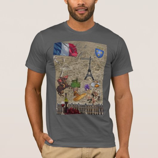 Vive la France! T-shirt (Voorkant)