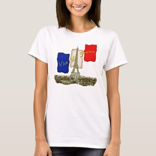 Vive La France T-shirt (Voorkant)