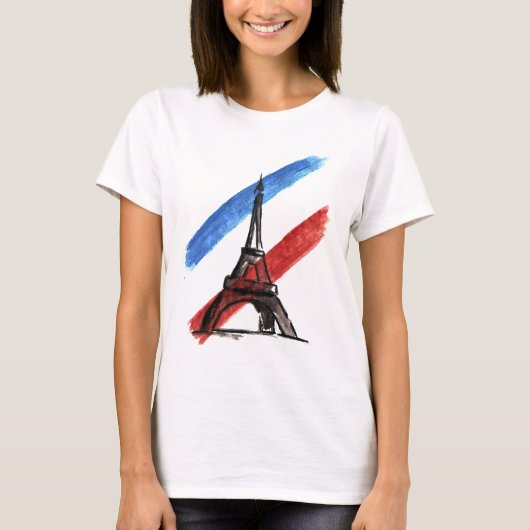vive la france t-shirt (Voorkant)