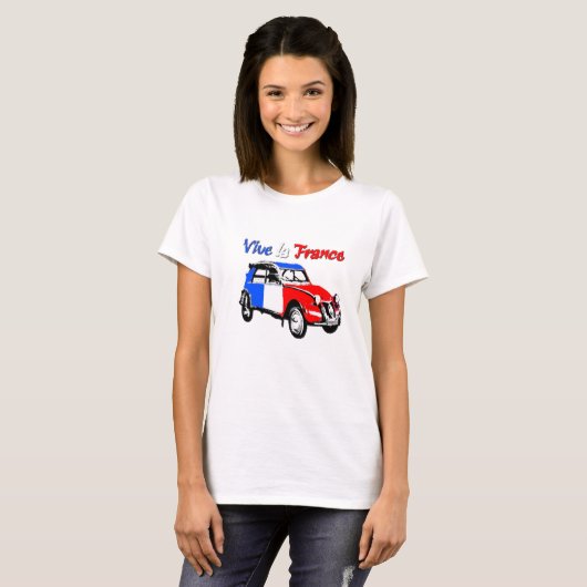 VIVE LA FRANCE T-SHIRT (Voorkant volledig)