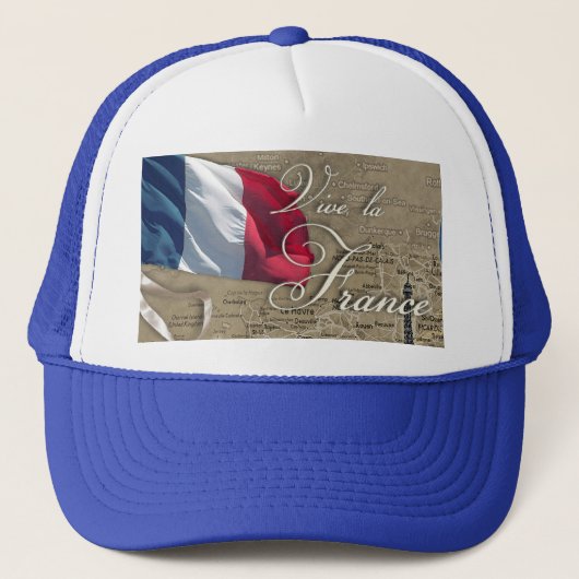 Vive la France Trucker Pet (Voorkant)