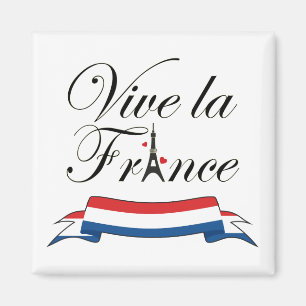 Vive la France Typografie Magneet