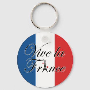 Vive la France Typografie Sleutelhanger