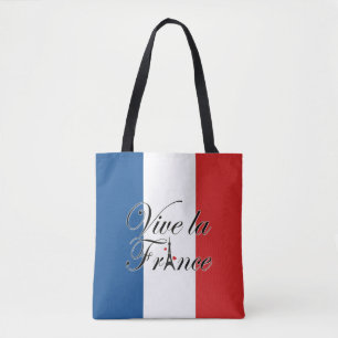 Vive la France Typografie Tote Bag