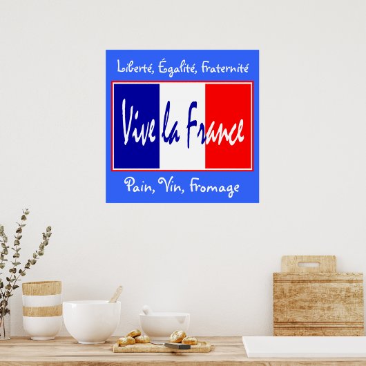 Vive La France - Voor Bistro, Wine Bar, Keuken! Poster (Keuken)