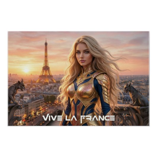 VIVE LA FRANKRIJK - PARIS PERFECT POSTER (Voorkant)