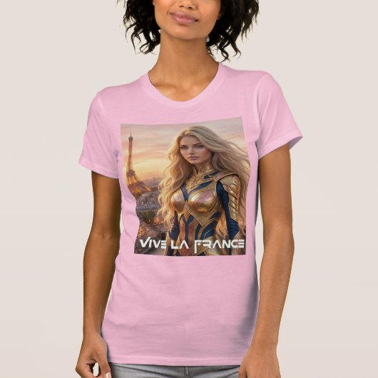 VIVE LA FRANKRIJK - PARIS T-SHIRT (Voorkant)