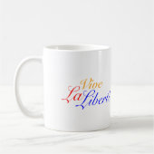 Vive La Liberté - Let Freedom Live French Koffiemok (Links)