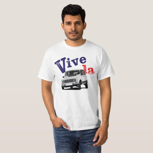 Vive la R4 T-Shirt (Voorkant volledig)