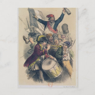 Vive la Republique, 1848 Briefkaart