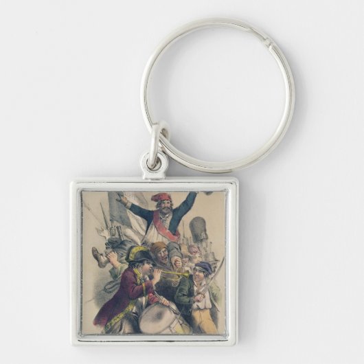 Vive la Republique, 1848 Sleutelhanger (Voorkant)