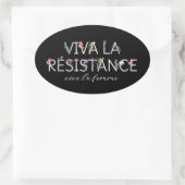 Vive La Resistance Sticker - Vive La Femme (Tas)
