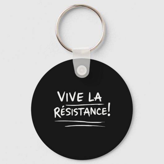Vive La Resistance tegen Trump 1 Sleutelhanger (Voorkant)