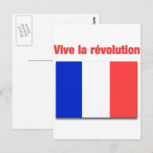 Vive la révolution briefkaart (Voorkant / Achterkant)