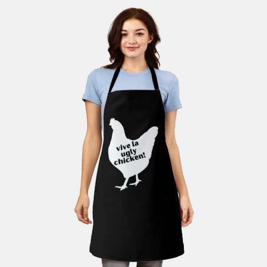 Vive la Ugly Chicken Schort (Gedragen)