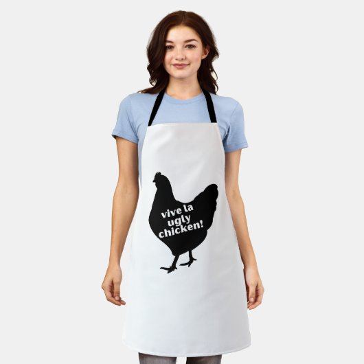 Vive la Ugly Chicken Schort (Gedragen)