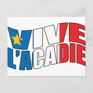 Vive l'acadie briefkaart