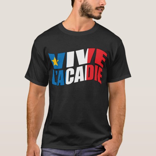 Vive l'acadie t-shirt (Voorkant)