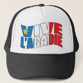 Vive l'acadie trucker pet (Voorkant)