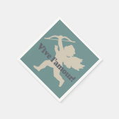 Vive L'amour Cupid paper napkins Servetten (Hoek)