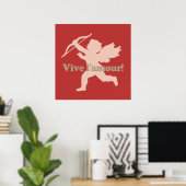 Vive L'amour Cupid poster (Thuiskantoor)