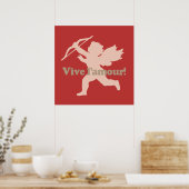 Vive L'amour Cupid poster (Keuken)