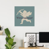 Vive L'amour Cupid poster (Thuiskantoor)