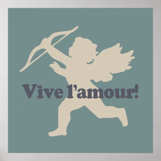 Vive L'amour Cupid poster (Voorkant)