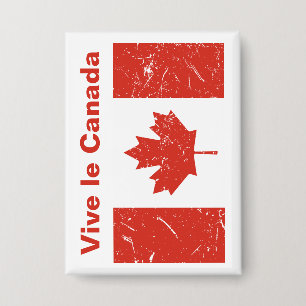 Vive le Canada Button