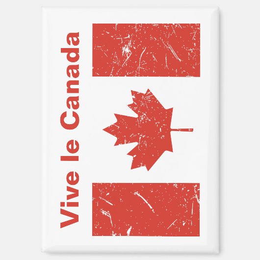 Vive le Canada Magneet (Voorkant)
