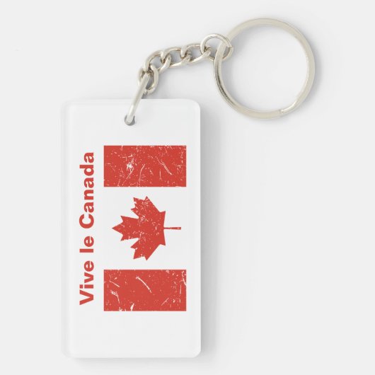 Vive le Canada Sleutelhanger (achterkant)