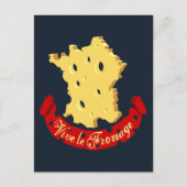 Vive le Fromage Briefkaart (Voorkant)