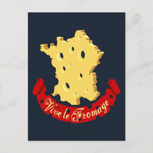 Vive le Fromage Briefkaart (Voorkant)