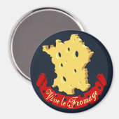 Vive le Fromage Magneet (Voorkant / Achterkant)