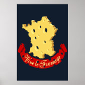 Vive le Fromage Poster (Voorkant)