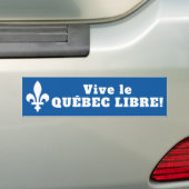 Vive le Québec libre! Bumpersticker (Op auto)