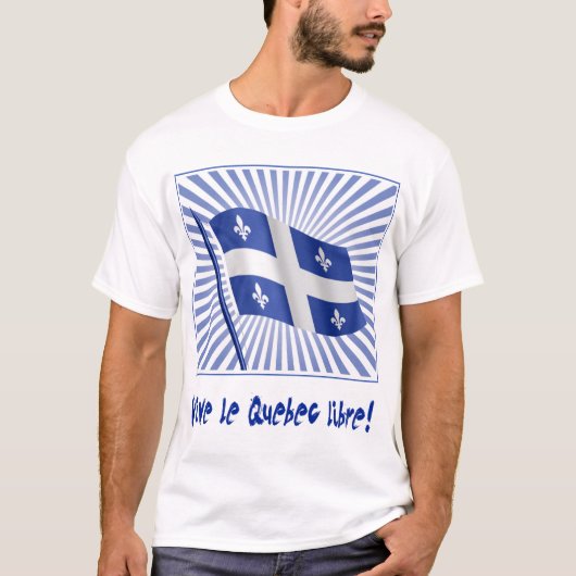 Vive le Québec libre! T-shirt (Voorkant)