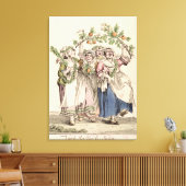 Vive le Roi, Vive la Nation" Canvas Afdruk (Insitu (Woonkamer))
