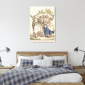 Vive le Roi, Vive la Nation" Canvas Afdruk (Insitu (Slaapkamer))
