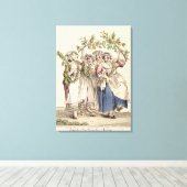 Vive le Roi, Vive la Nation" Canvas Afdruk (Insitu (Houten vloer))