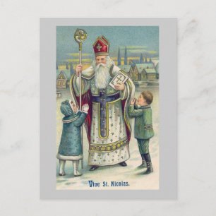 "Vive St. Nicolas" Frans Briefkaart